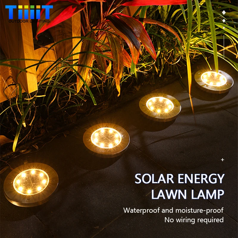 Smart Garden Solar - 8/20LED Outdoor Solar Disc Light IP65