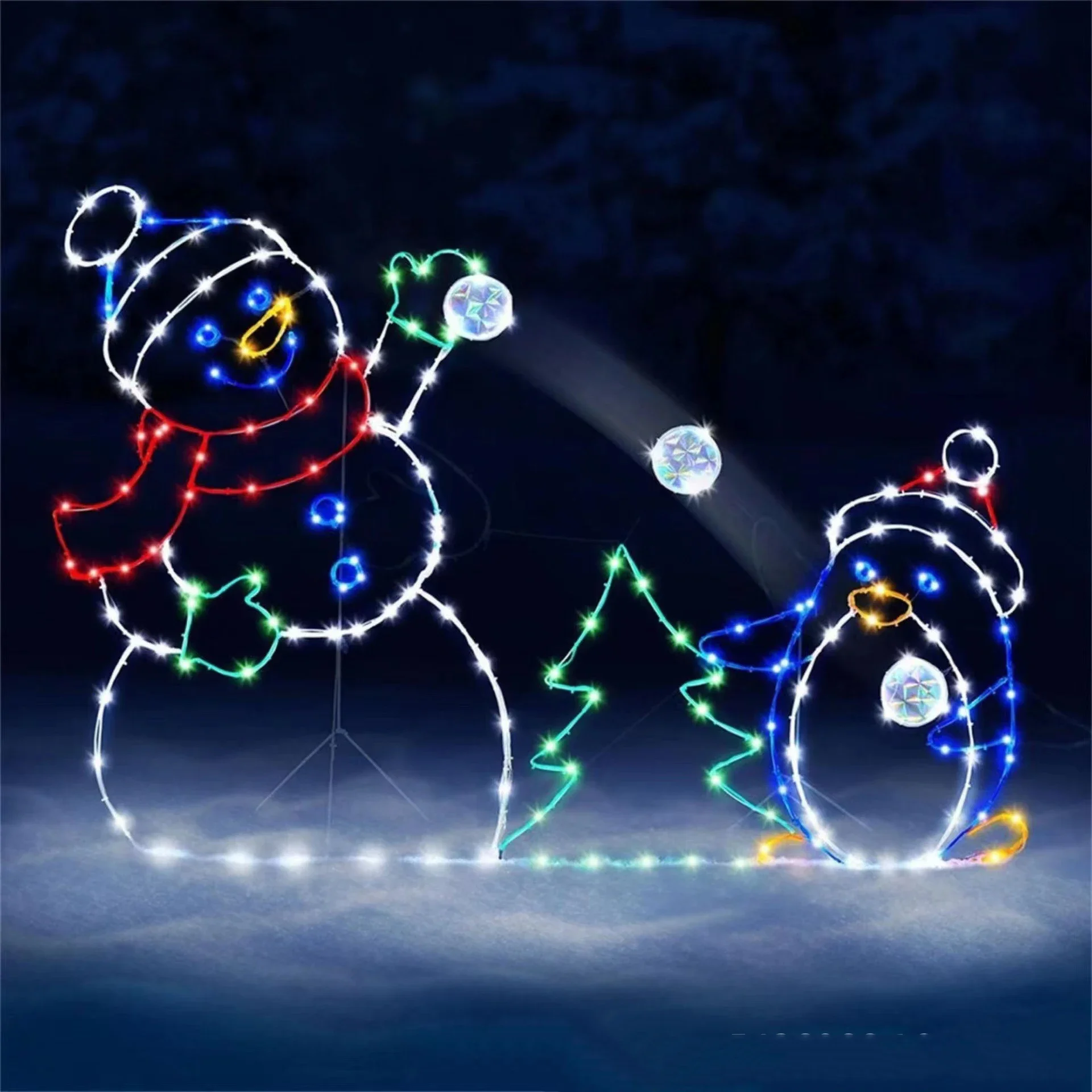 Animated Snowball Light LED Gl - Smart Garden Lamp ulasan dan harga
