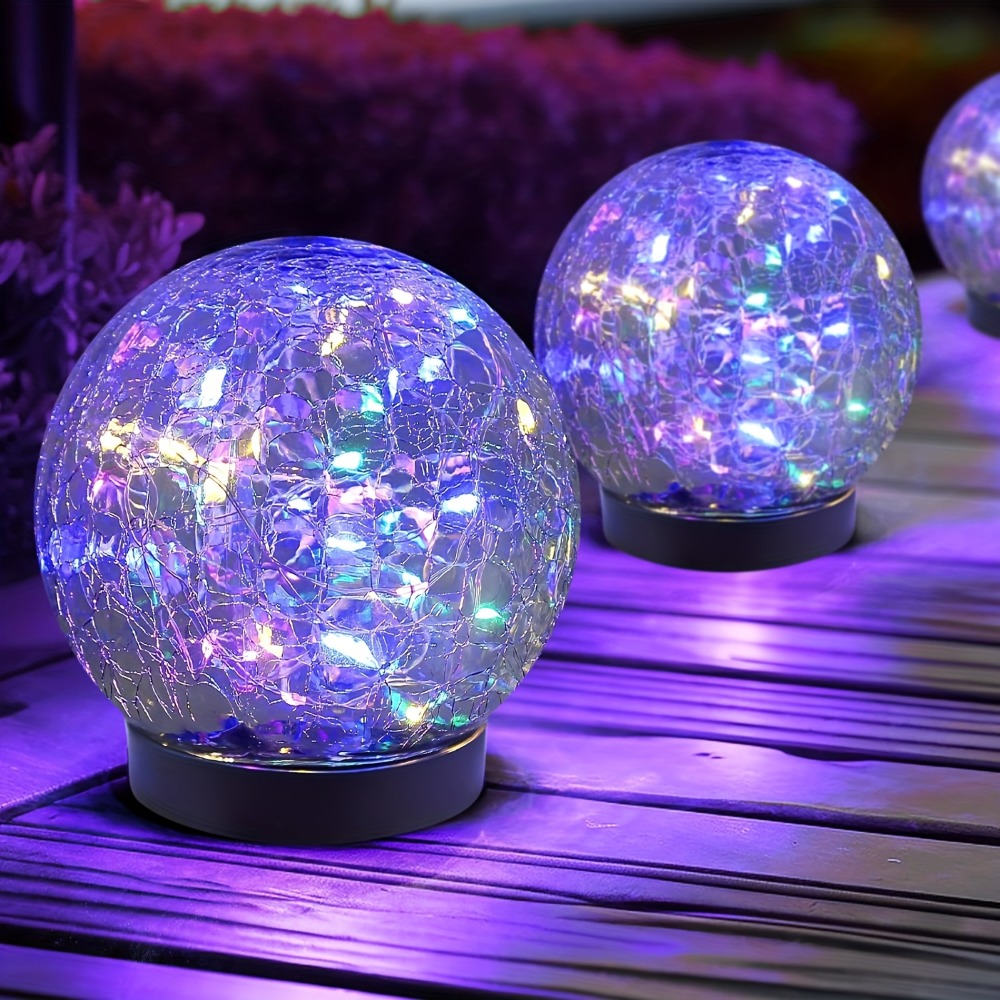 Solar Cracked Glass Ball Light - Smart Garden Solar ulasan dan harga