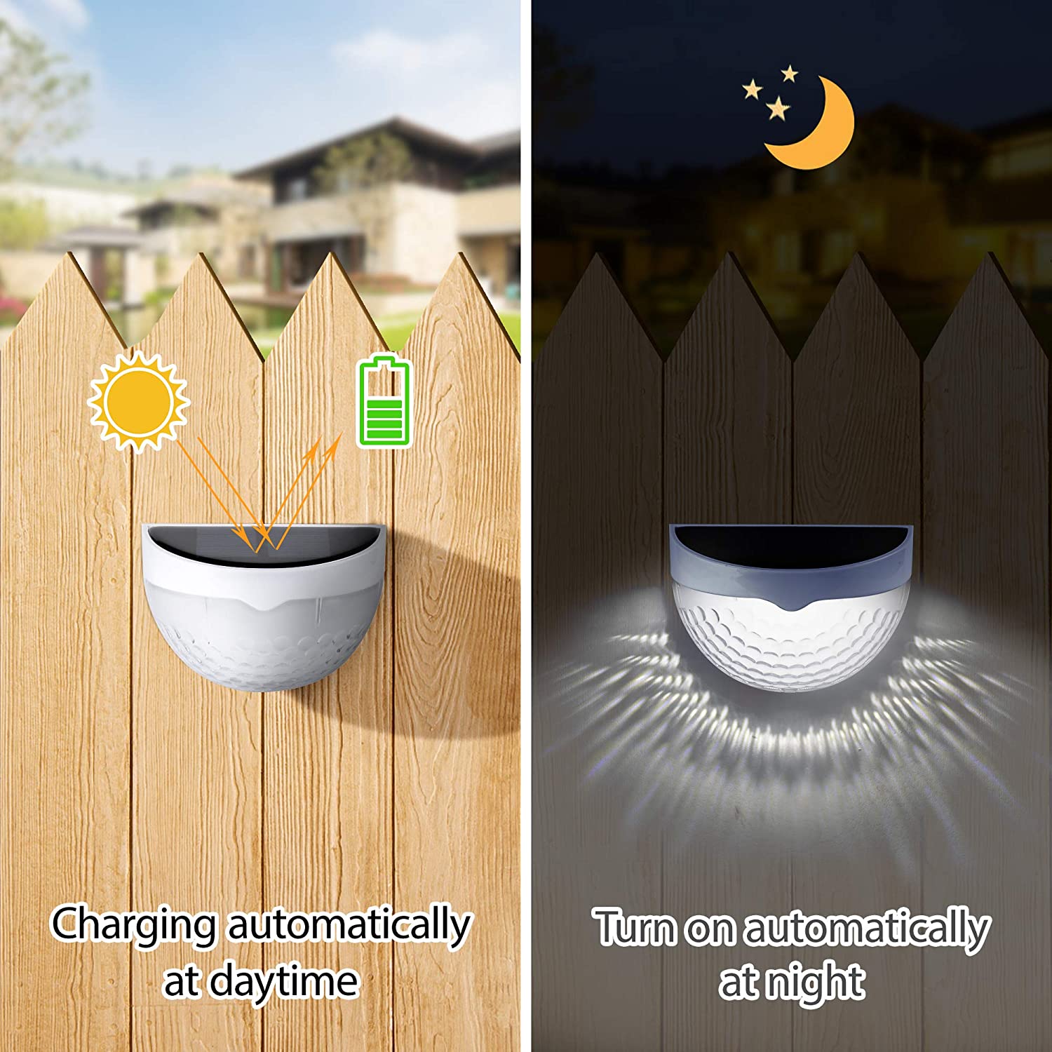 LED Solar Light Outdoor Wall L - Smart Garden Lamp ulasan dan harga