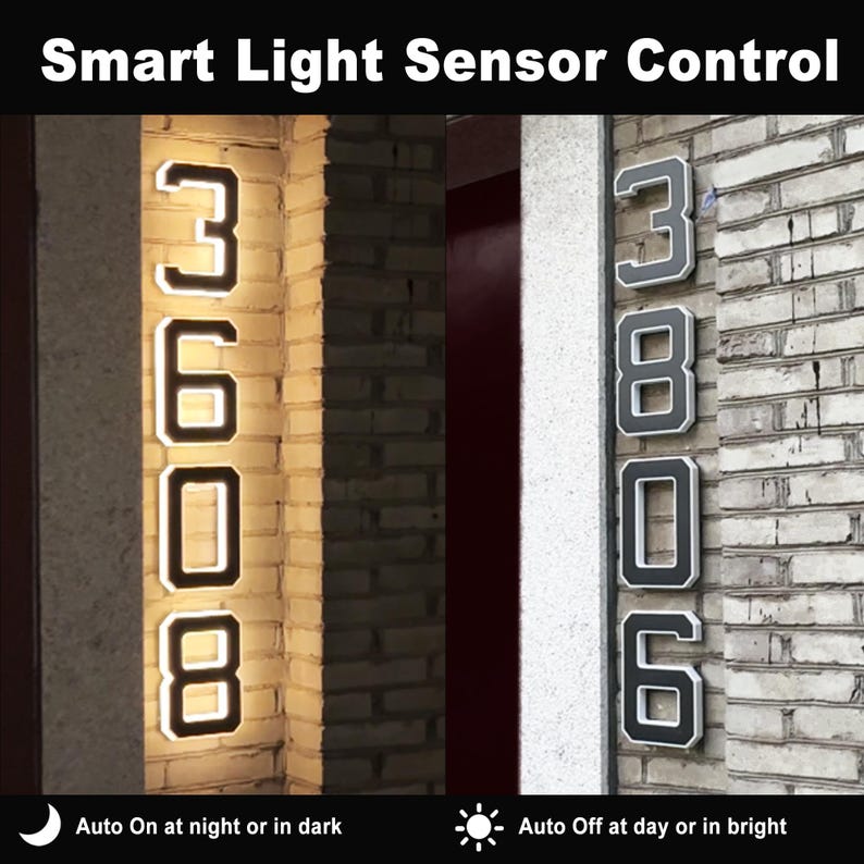 Solar LED House Number Sign Wa - Smart Garden Lamp ulasan dan harga