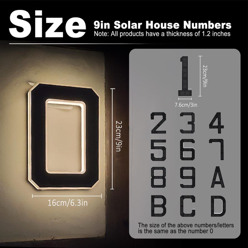 Solar LED House Number Sign Wa - Smart Garden Lamp ulasan dan harga