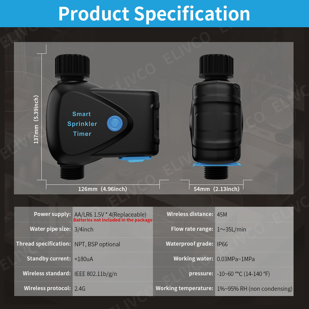 Tuya WiFi Smart Water Device w - Smart Garden Watering ulasan dan harga