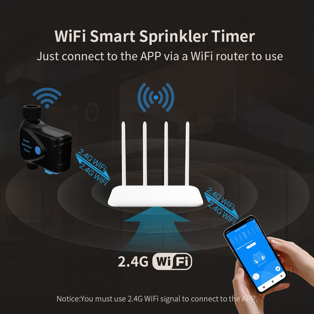 Tuya WiFi Smart Water Device w - Smart Garden Watering ulasan dan harga