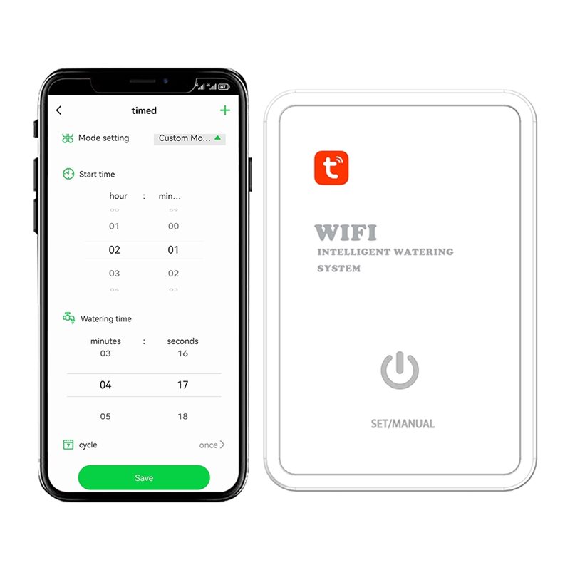 ABMR-Tuya Smart Wifi Garden Co - Smart Garden Watering ulasan dan harga