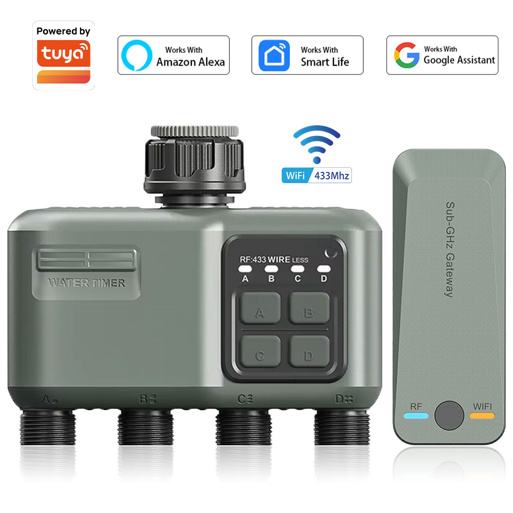 4 Outlet Programmable Water Ti - Smart Garden Auk ulasan dan harga