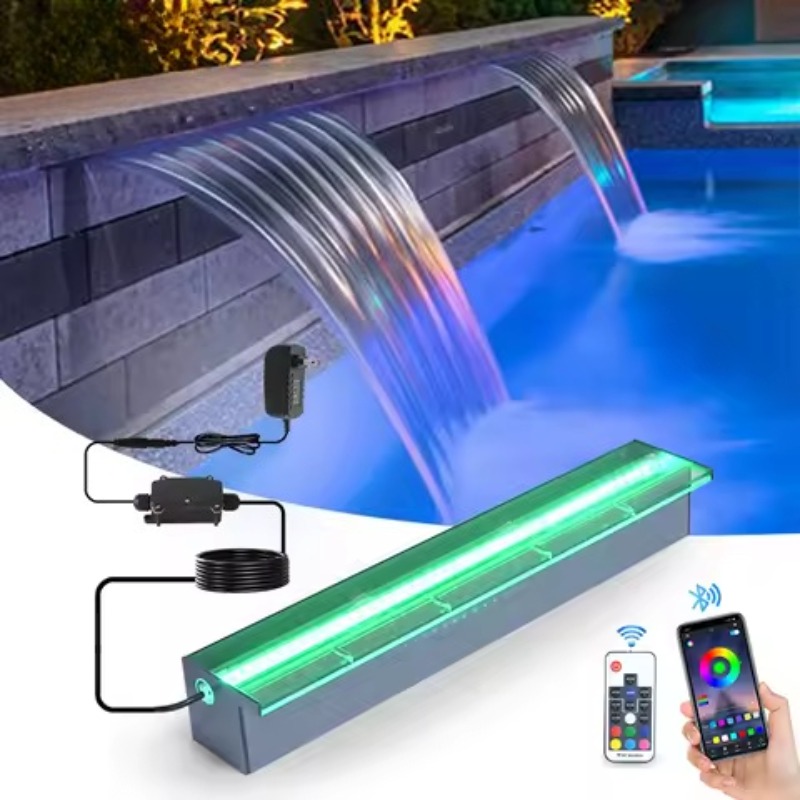 Acrylic Sheer Descent Waterfal - Smart Garden Lamp ulasan dan harga