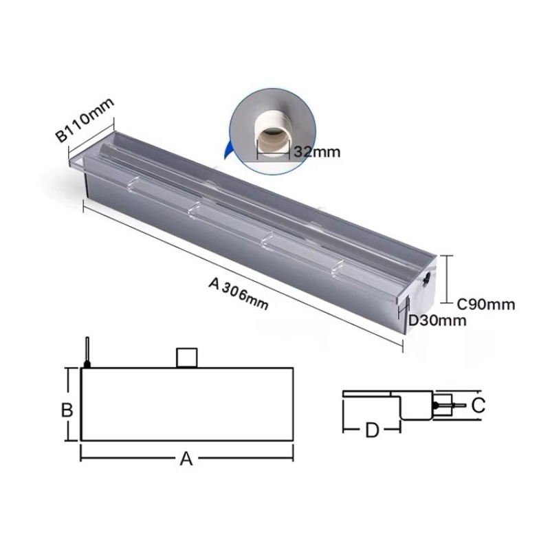 Acrylic Sheer Descent Waterfal - Smart Garden Lamp ulasan dan harga