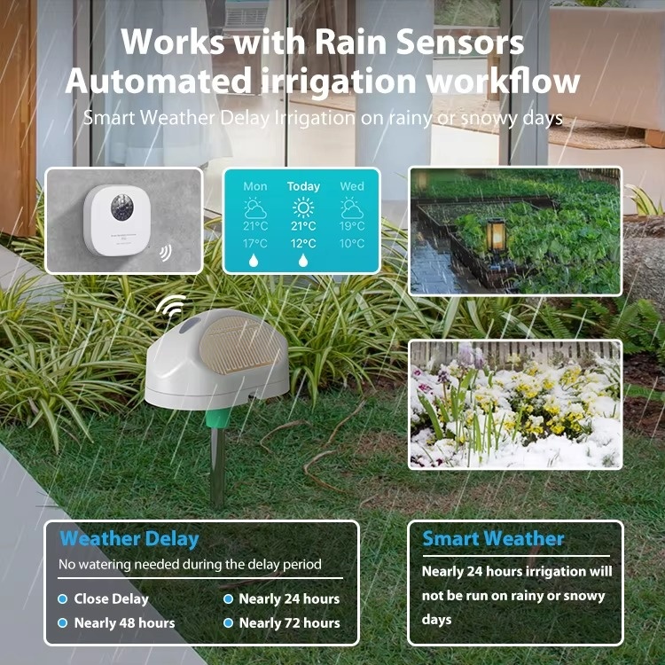 Tuya WiFi Smart Sprinkler Cont - Smart Garden Watering ulasan dan harga