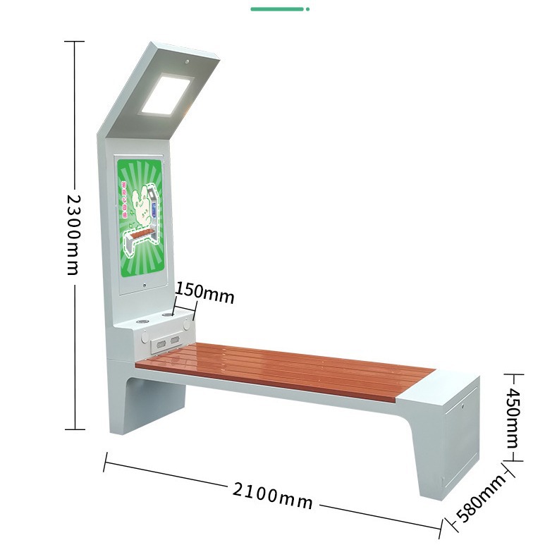 Customized Smart Park Chair Mo - Smart Garden Solar ulasan dan harga